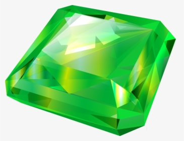 Diamond Emerald - Transparent Background Transparent Emerald, HD Png Download, Transparent PNG