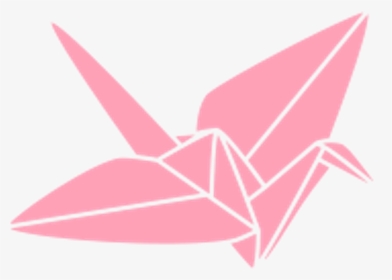 Origami Crane Png , Png Download - Pink Paper Crane Png, Transparent Png, Transparent PNG