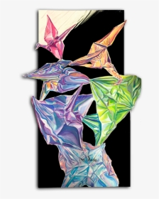 Transparent Origami Crane Png - Illustration, Png Download, Transparent PNG
