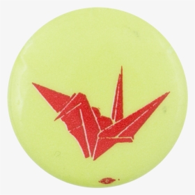Origami Crane Art Button Museum - Emblem, HD Png Download, Transparent PNG