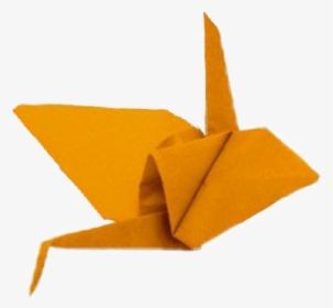 #paper #crane #origami #orange #craft - Moodboard Pngs, Transparent Png, Transparent PNG