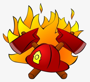 Firefighters, Axe, Emblem, Fire, Hat, Symbol, Flames - Cartoon Firefighter  Hat, HD Png Download , Transparent Png Image - PNGitem