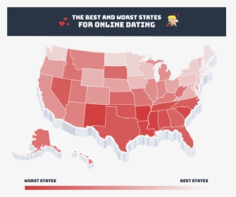 2018 S Best And Worst States For Online Dating - John F. Kennedy Library, HD Png Download, Transparent PNG
