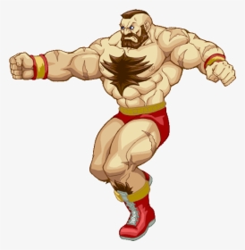 Zangief Sirlin Net Game Design Clipart Of Street Sign - Zangief Street Fighter Two, HD Png Download, Transparent PNG