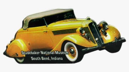 1935 Yellow Roadster Magnet - Model Car, HD Png Download, Transparent PNG