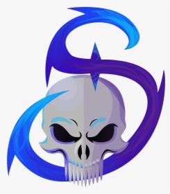 Transparent Blue Skull Png, Png Download, Transparent PNG
