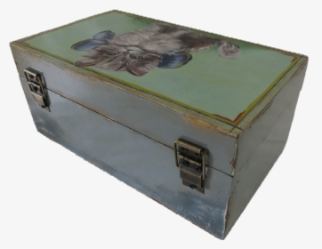 Shabby Chic Wooden Box The Kitten, HD Png Download, Transparent PNG