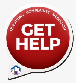 Mediation Get Help Complaint Button - Circle, HD Png Download, Transparent PNG
