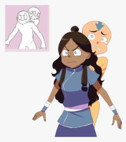 Aang X Katara, HD Png Download, Transparent PNG