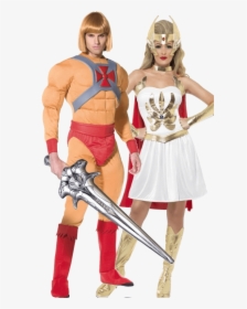 Heman And Shera Halloween Costumes - He Man And She Ra Costumes Uk, HD Png Download, Transparent PNG