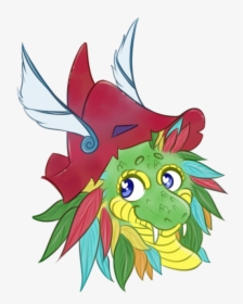 Quetzalcoatl Chibi Headshot - Cartoon, HD Png Download, Transparent PNG