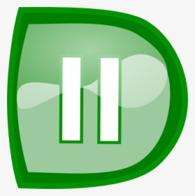 Green Pause Button Svg Clip Arts, HD Png Download, Transparent PNG