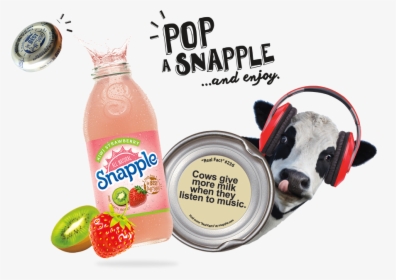 Snapple Kiwi Strawberry Juice , Png Download - Plastic Bottle, Transparent Png, Transparent PNG