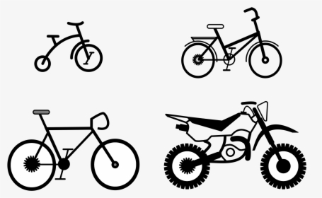 Various Bikes Clip Arts - Bike Clip Art, HD Png Download, Transparent PNG