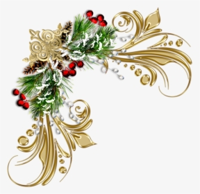 Png Graphic And Clip - Christmas Corner Border Png, Transparent Png, Transparent PNG