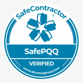 Seal Alcumus Safepqq-colour - Safe Contractor Approved Logo, HD Png Download, Transparent PNG