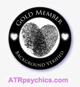 Psychic Website Seal Gold Member With Background Check - Label, HD Png Download, Transparent PNG