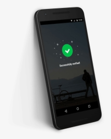 Phone Displaying A Successfully Verified - Verified Phone, HD Png Download, Transparent PNG