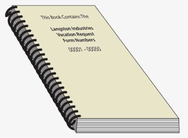 Loose From The Book - Spiral Binding Books Png, Transparent Png, Transparent PNG