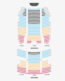 August Wilson Theatre Seating Chart Map, HD Png Download, Transparent PNG