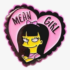 Transparent Mean Girl Clipart - Simpsons Mean Girl, HD Png Download, Transparent PNG