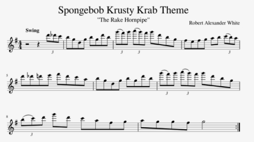 Krusty Krab Flute Notes, HD Png Download, Transparent PNG