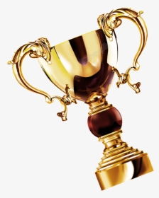 Transparent Gold Trophy Png - 奖杯 素材, Png Download, Transparent PNG