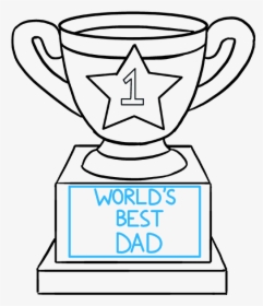 How To Draw Trophy - Drawing Of A Trophy, HD Png Download, Transparent PNG