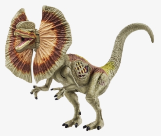 Jurasisc World Lights & Sounds Figure Dilophosaurus - Dilophosaurus Frilled Lizard Dinosaur, HD Png Download, Transparent PNG