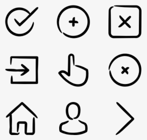Handy Icon Collection - Menu Feather Icons Png, Transparent Png, Transparent PNG