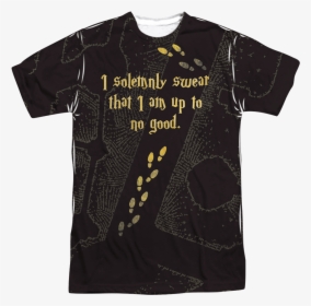 Marauder S Map T-shirt - Solemnly Swear That I Am Up, HD Png Download, Transparent PNG