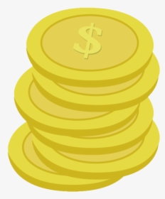 Coin Clipart Stack Coin - Icon Coin Stack Png, Transparent Png, Transparent PNG