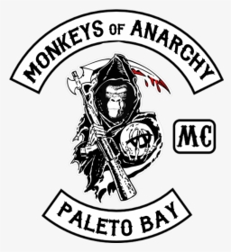 Monkeys Of Anarchy Mc Logos - Monkeys Of Anarchy, HD Png Download, Transparent PNG