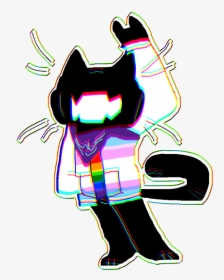 A Drawing Of Monstercat With Trans And Gay Pride Clothing - Graphic Design, HD Png Download, Transparent PNG