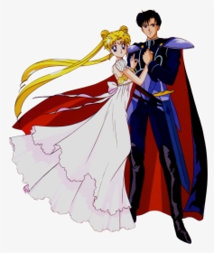 Sailor Moon And Tuxedo Mask - Tuxedo Mask Sailor Moon Characters, HD Png Download, Transparent PNG