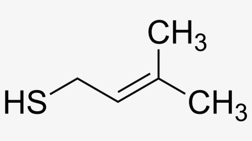 3 Methylbut 2 Ene 1 Thiol 200 - Isopentyl Acetate Structural Formula, HD Png Download, Transparent PNG