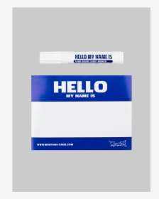 Hello My Name Is Stickers Blue   Id Cloud-1229 - Poster, HD Png Download, Transparent PNG