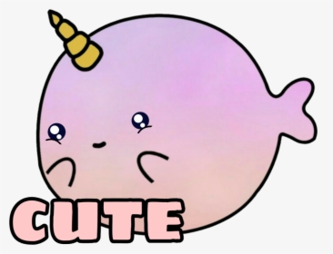 Hello 👋 My Name Is Dee And I M A Colorful Narwhal - Cartoon, HD Png Download, Transparent PNG