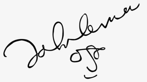 Transparent John Lennon Png - John Lennon Signature Transparent, Png Download, Transparent PNG