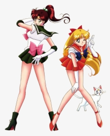 Sailor Jupiter And Sailor Venus, HD Png Download, Transparent PNG