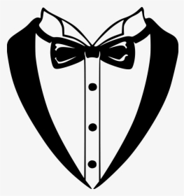 Transparent Tuxedo Clipart - Suit And Tie Cartoon, HD Png Download, Transparent PNG
