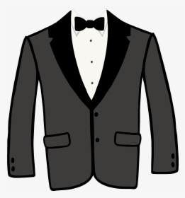 Tux Jacket Svg Cut File - Tuxedo, HD Png Download, Transparent PNG