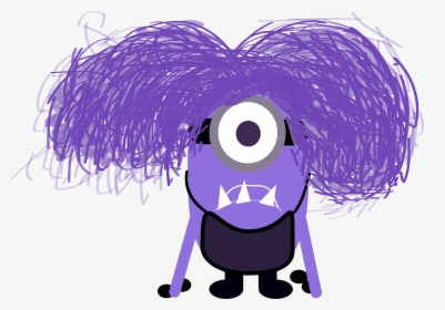 Purple Minion Clipart - Png Evil Minion, Transparent Png, Transparent PNG
