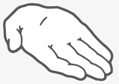 Transparent Praying Clipart - Palm Of Hand Clipart, HD Png Download, Transparent PNG