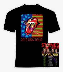 Rolling Stones 2019 No Filter - Rolling Stones 2019 Tour Shirts, HD Png Download, Transparent PNG