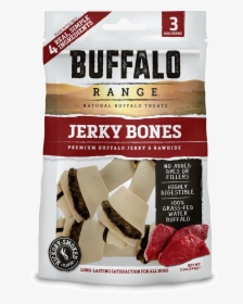 Buffalo Range All Natural, Grain Free Jerky Bone Rawhide - Buffalo Range Jerky Kabobs, HD Png Download, Transparent PNG