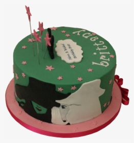 Wicked Silhouette Cake - Birthday Cake, HD Png Download, Transparent PNG