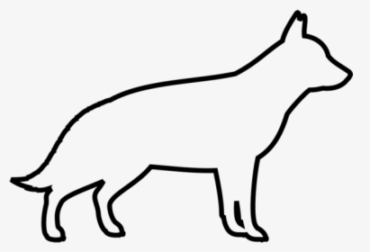 German Shepherd Red Fox Chow Chow Chihuahua Rubber - German Shepherd Dog Black And White Design Png, Transparent Png, Transparent PNG