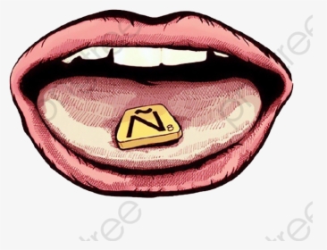 Mouth Clipart Tongue - Baidu Tieba, HD Png Download, Transparent PNG