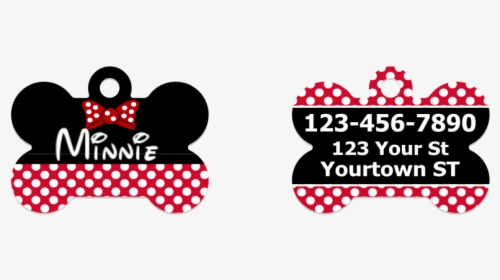 Minnie Mouse Dog Name Tags, HD Png Download, Transparent PNG